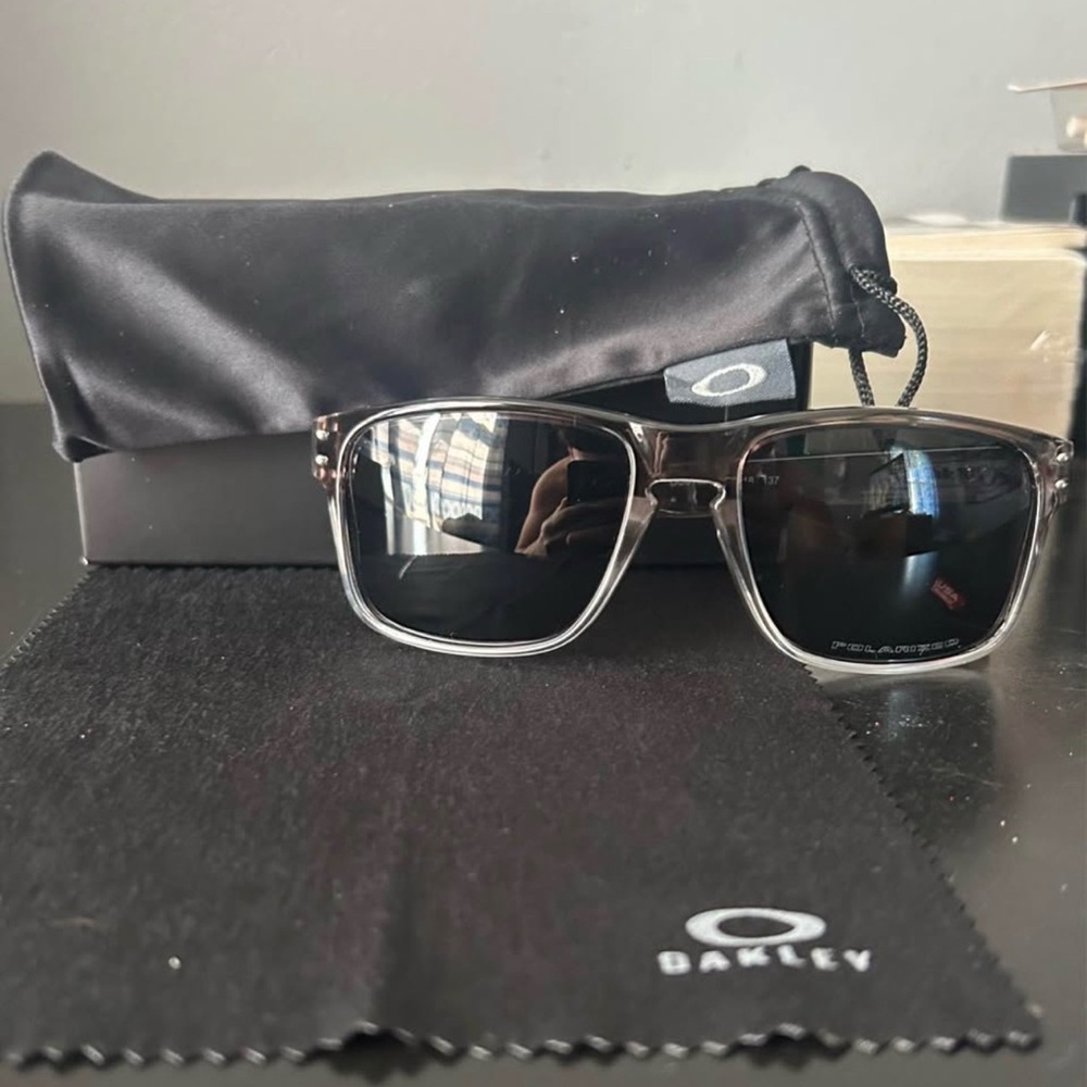 Oakley Sunglasses with Black and Silver Frame